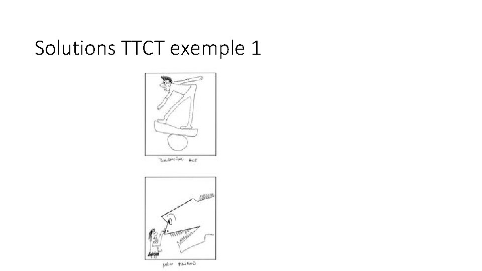 Solutions TTCT exemple 1 
