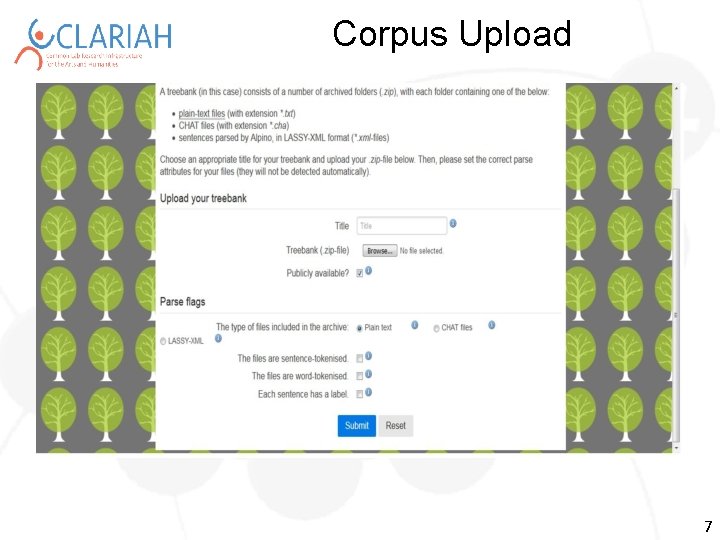 Corpus Upload 7 