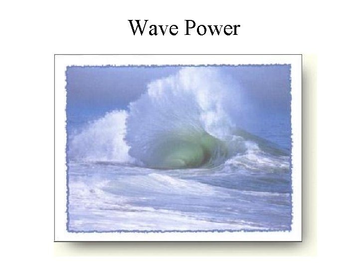 Wave Power 