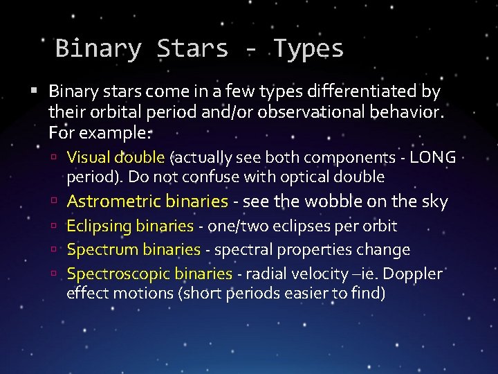 Learning Goals How do stars differ from moons