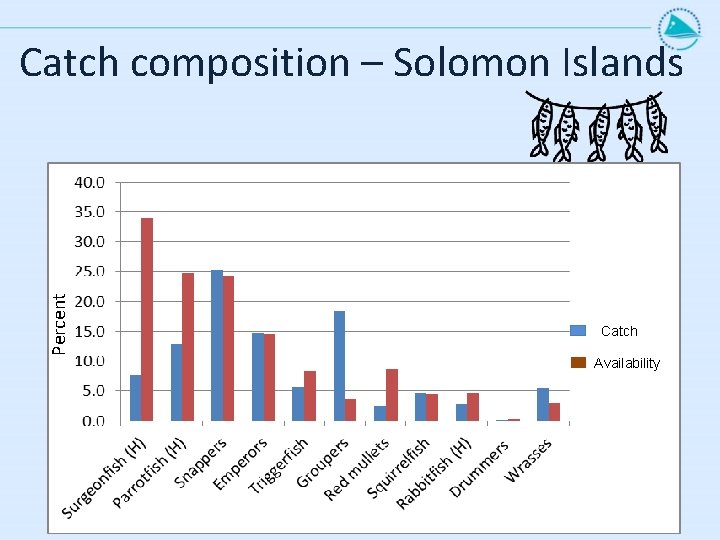 Percent Catch composition – Solomon Islands Catch Availability 