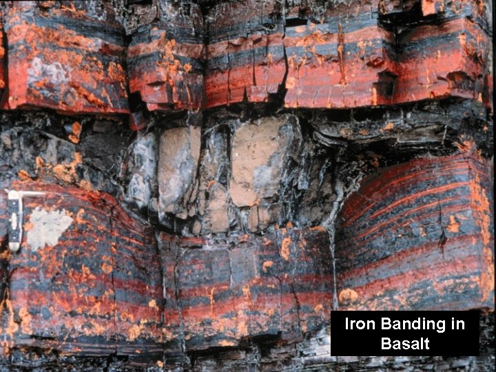 Iron Banding in Basalt 