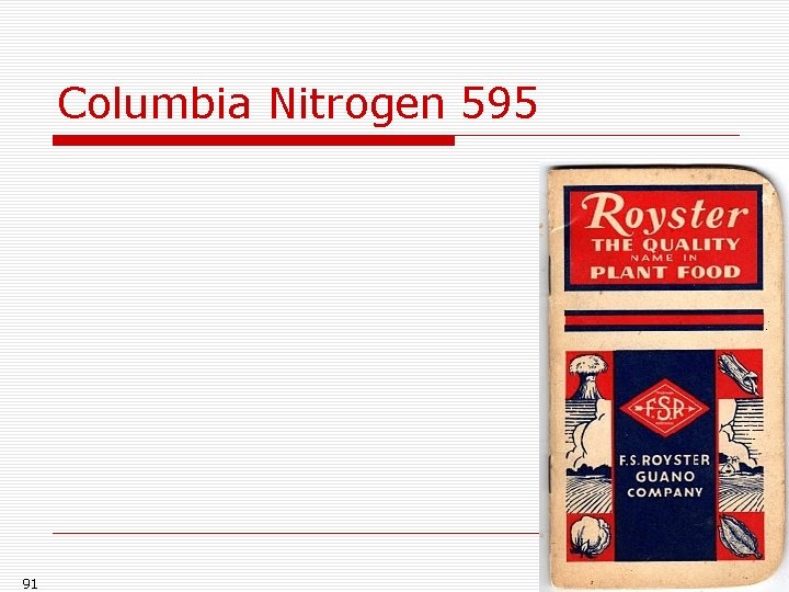 Columbia Nitrogen 595 91 Columbia Nitrogen 595 91