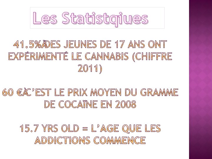 Les Statistqiues 