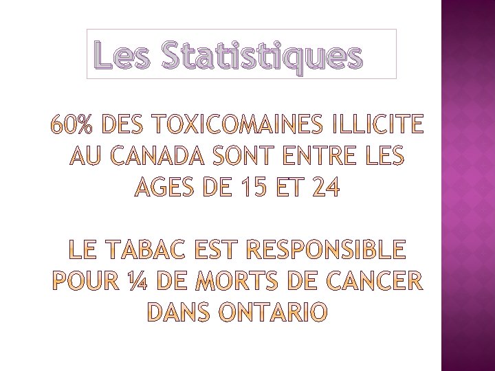 Les Statistiques 