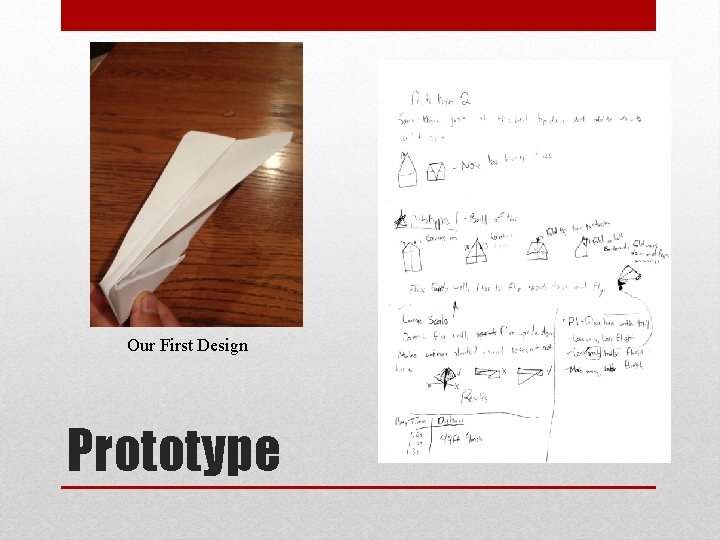 Our First Design Prototype 