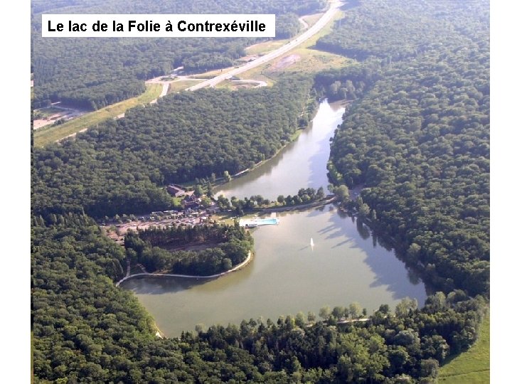 Le lac de la Folie à Contrexéville 