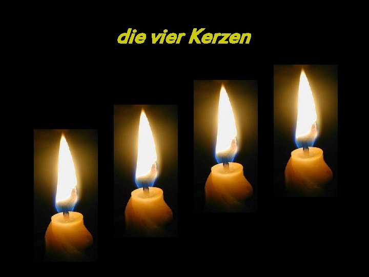 die vier Kerzen 