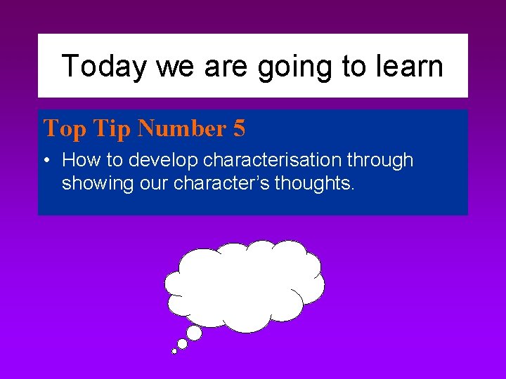 Today we are going to learn Top Tip Number 5 • How to develop