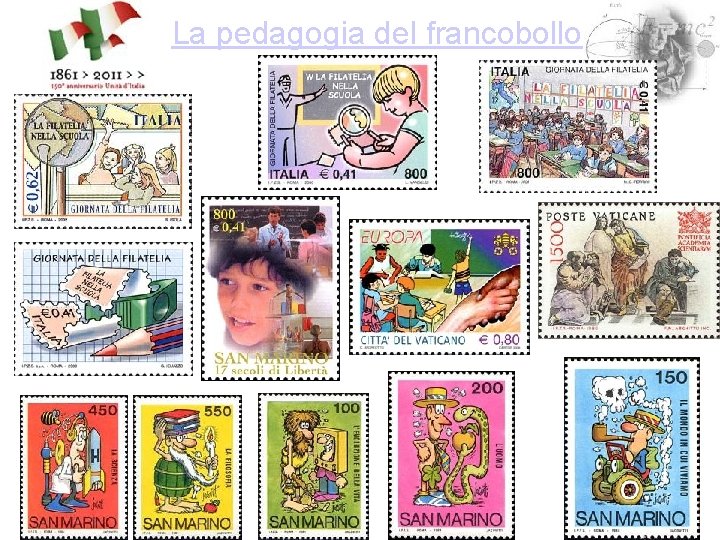 La pedagogia del francobollo 