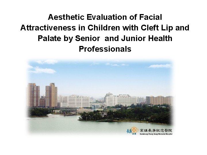 Aesthetic Evaluation of Facial Attractiveness in Children with Cleft Lip and Palate by Senior