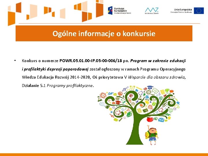 Ogólne informacje o konkursie • Konkurs o numerze POWR. 05. 01. 00 -IP. 05