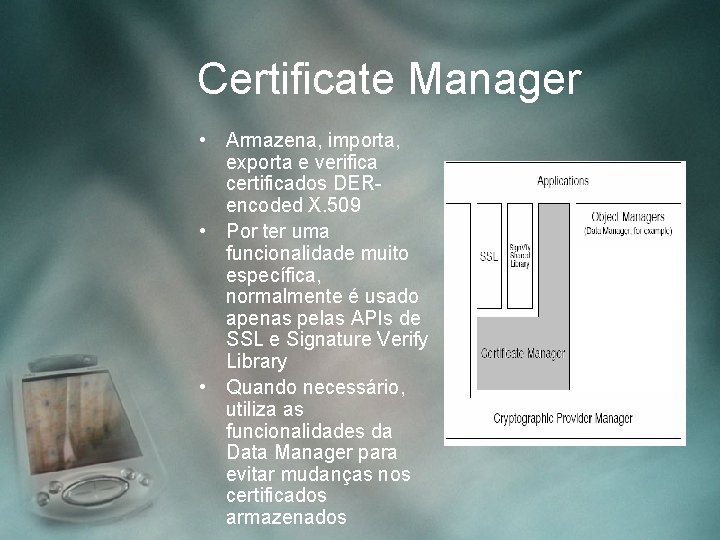Segurana e Criptografia Componentes Algoritmos de Criptografia O