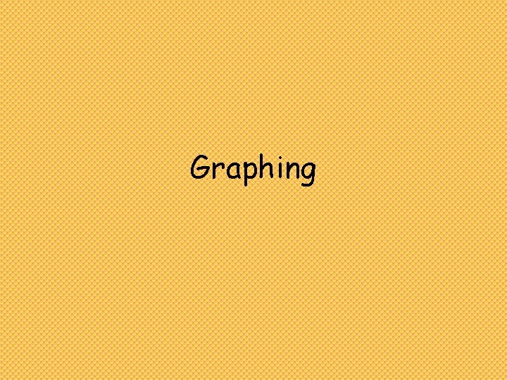 Graphing 