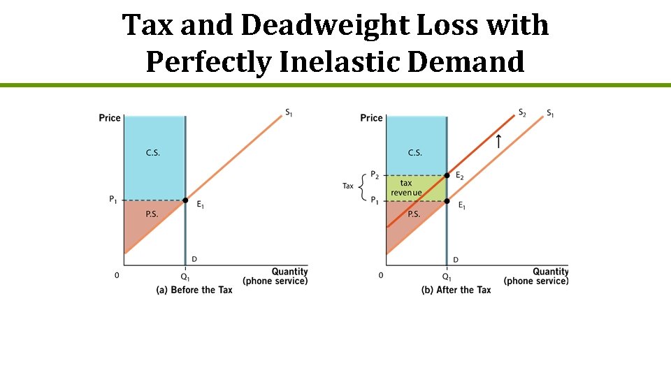 Tax and Deadweight Loss with Perfectly Inelastic Demand 