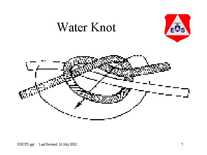 Water Knot KNOTS. ppt Last Revised: 16 July 2002 7 