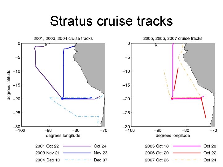 Stratus Spool Map Surface flux and cloud observations in the southeast