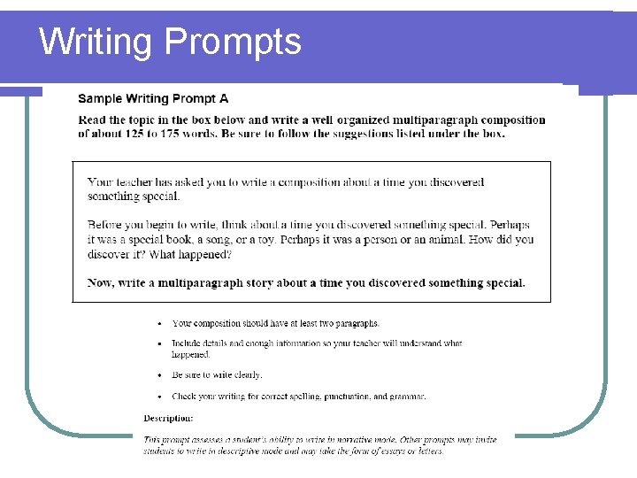 Writing Prompts 