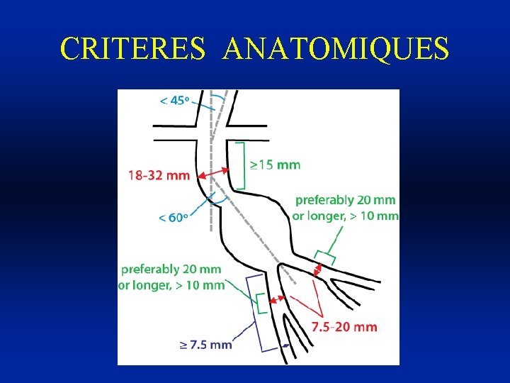 CRITERES ANATOMIQUES 