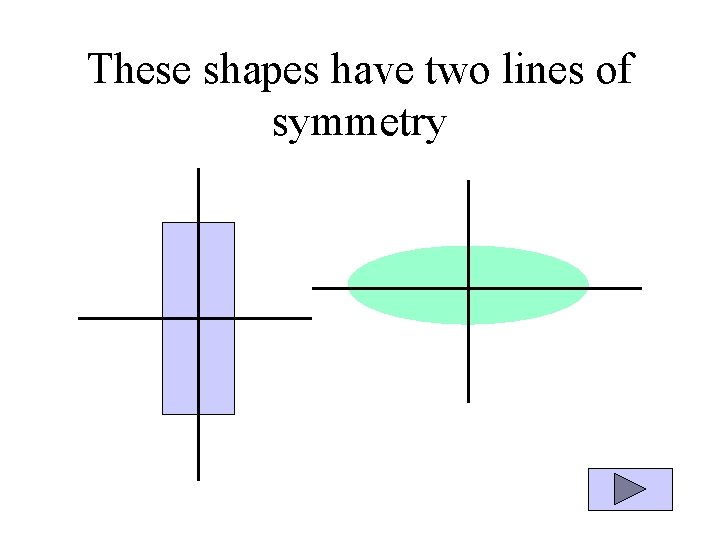 These shapes have two lines of symmetry 
