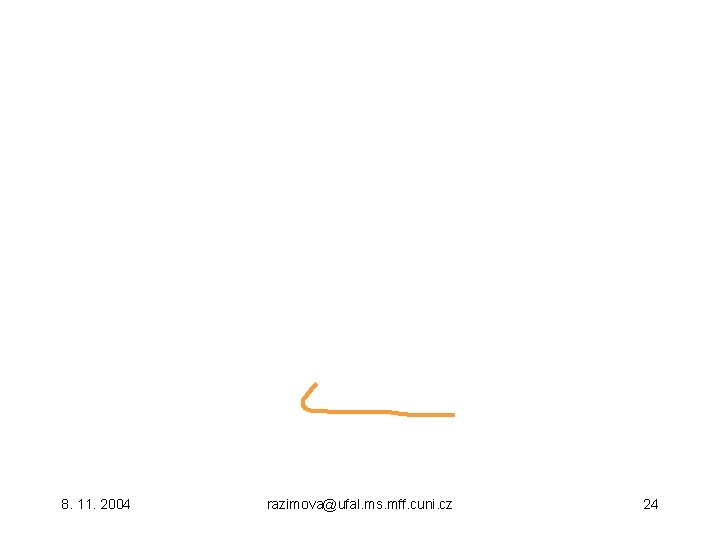 8. 11. 2004 razimova@ufal. ms. mff. cuni. cz 24 