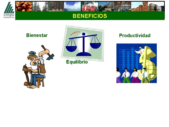 BENEFICIOS Por un traajo sano y seguro Bienestar Productividad Equilibrio Relator: Nelson Cid Aguayo