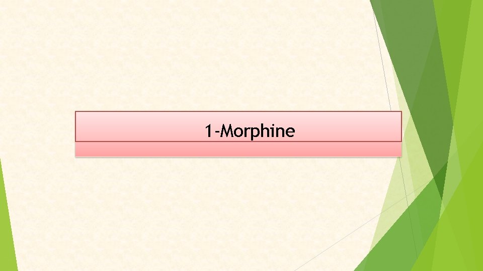 1 -Morphine 