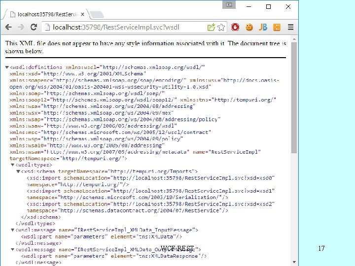 WCF REST 17 