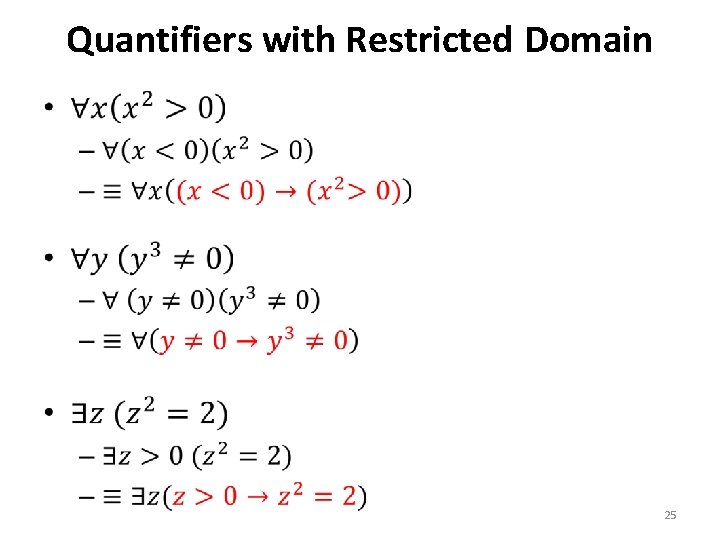 Quantifiers with Restricted Domain • 25 