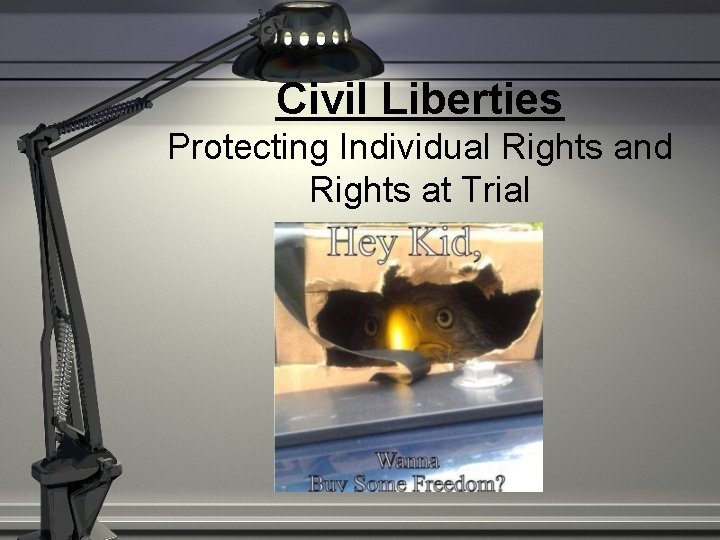 Civil Liberties Protecting Individual Rights and Rights at Trial 
