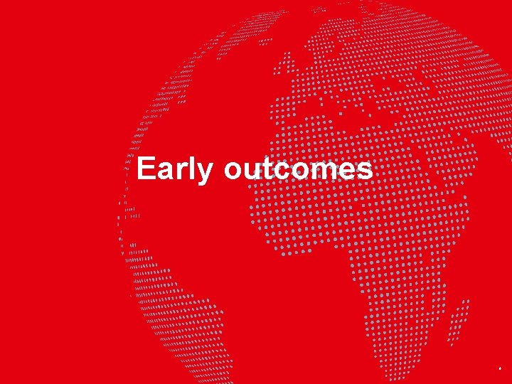 Early outcomes 9 