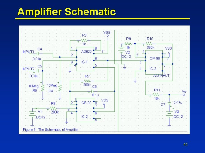 Amplifier Schematic 45 