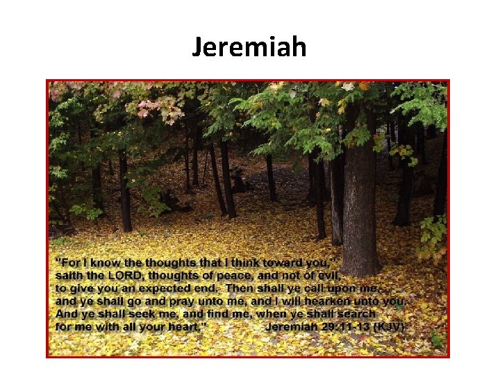 Jeremiah 