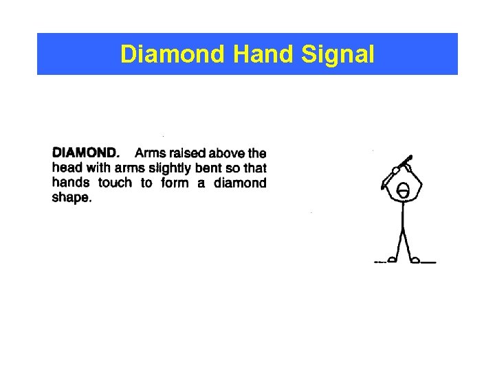 Diamond Hand Signal 