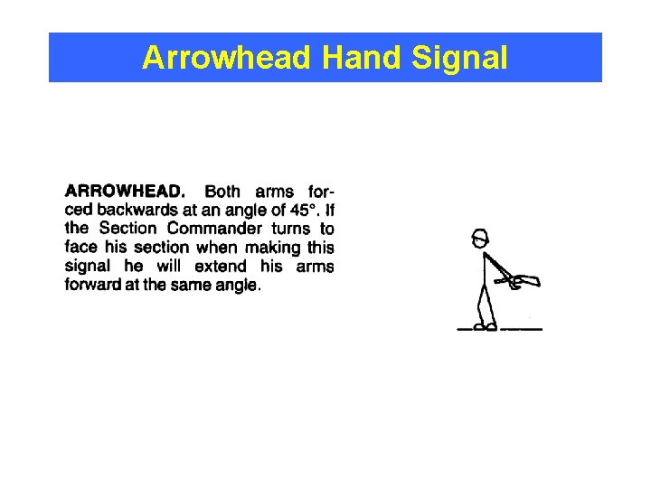 Arrowhead Hand Signal 