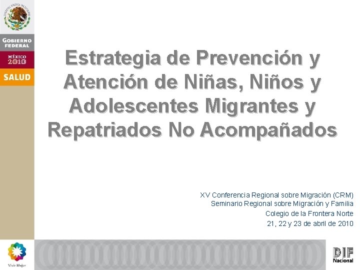Estrategia de Prevencin y Atencin de Nias Nios