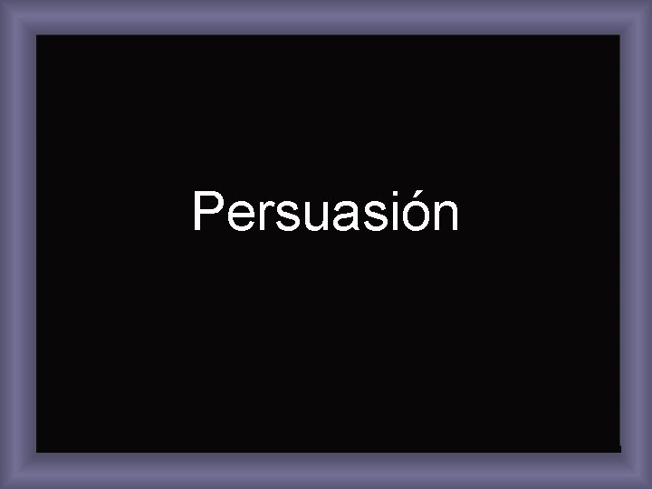 Persuasión 
