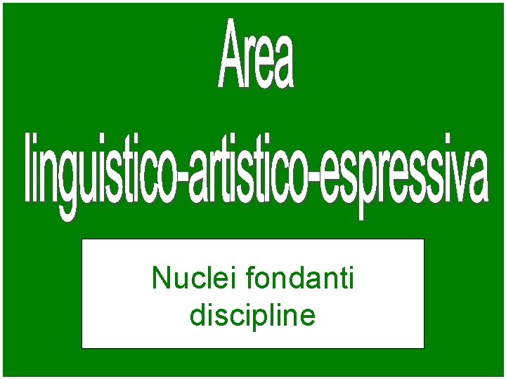 Nuclei fondanti discipline 