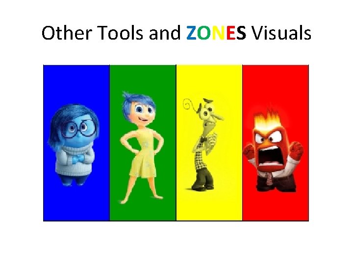 Other Tools and ZONES Visuals 