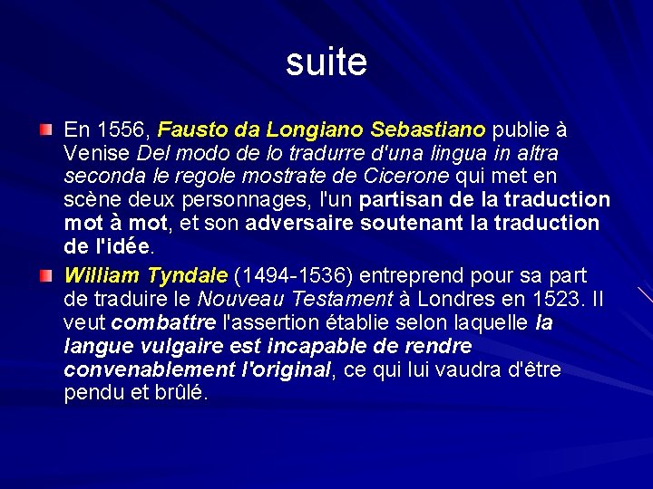 suite En 1556, Fausto da Longiano Sebastiano publie à Venise Del modo de lo