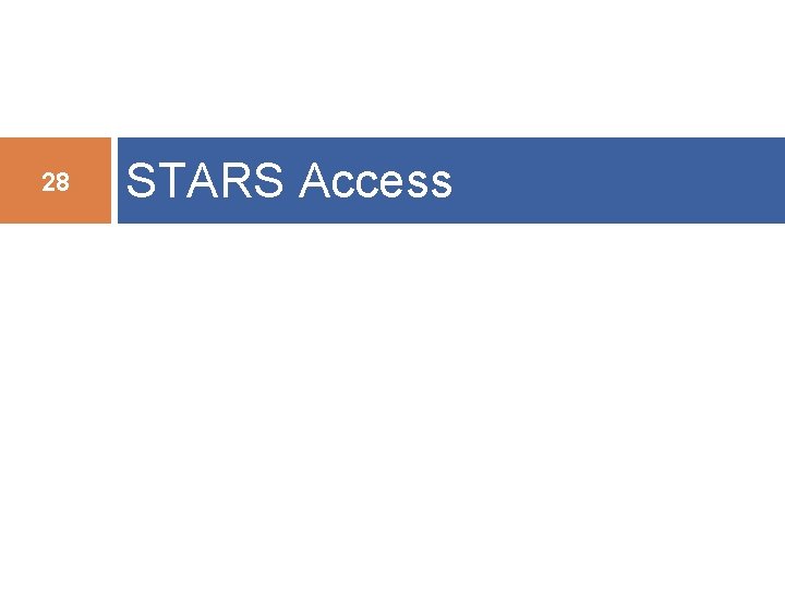 28 STARS Access 