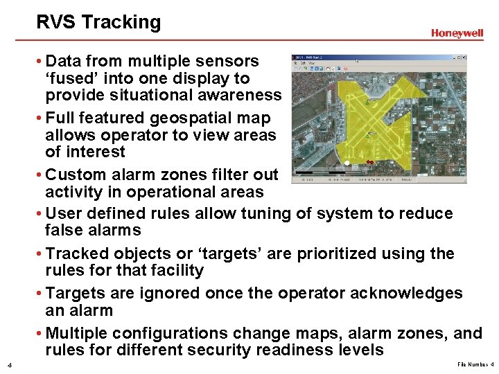 RVS Tracking • Data from multiple sensors ‘fused’ into one display to provide situational