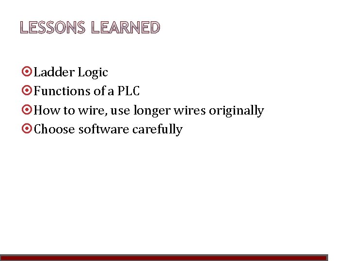  Ladder Logic Functions of a PLC How to wire, use longer wires originally