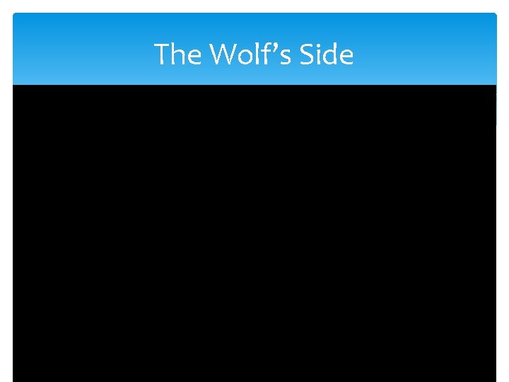 The Wolf’s Side 