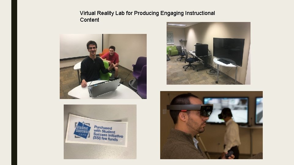 Virtual Reality Lab for Producing Engaging Instructional Content 