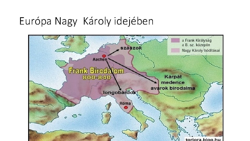 Európa Nagy Károly idejében 