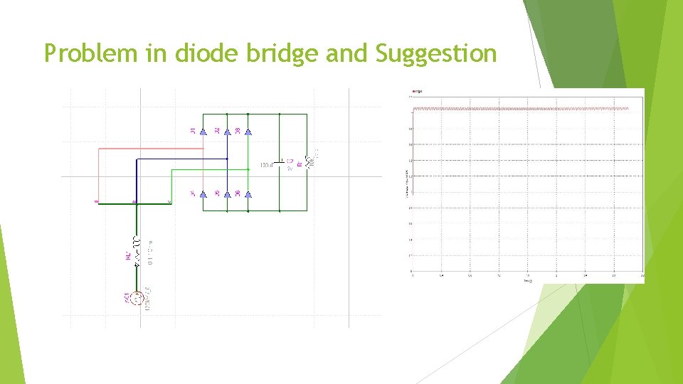 Problem in diode bridge and Suggestion 