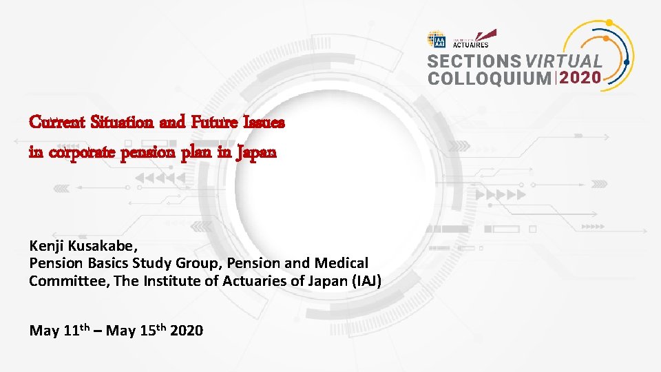 Current Situation and Future Issues in corporate pension