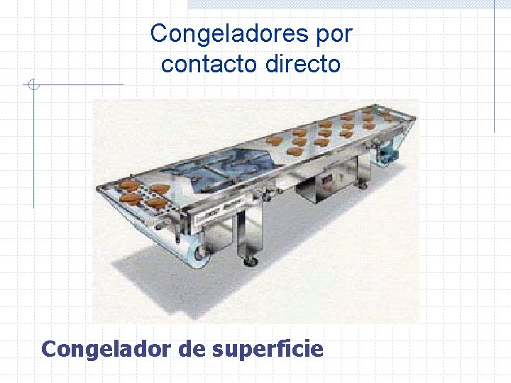Congeladores por contacto directo Congelador de superficie 