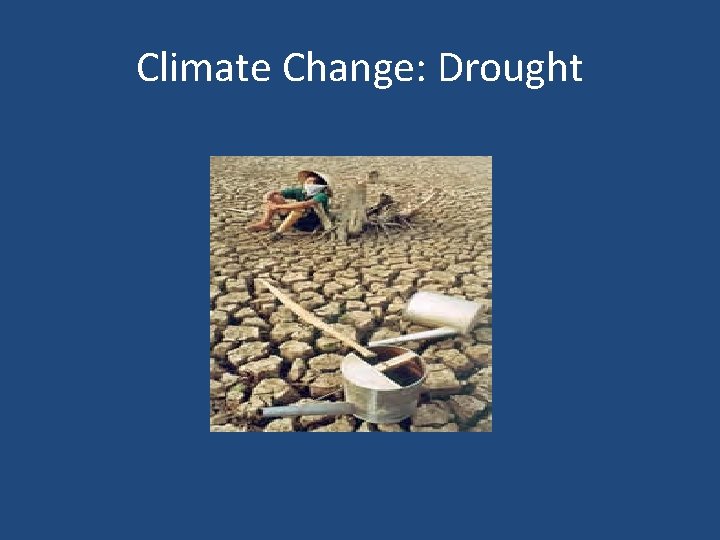 Climate Change: Drought 